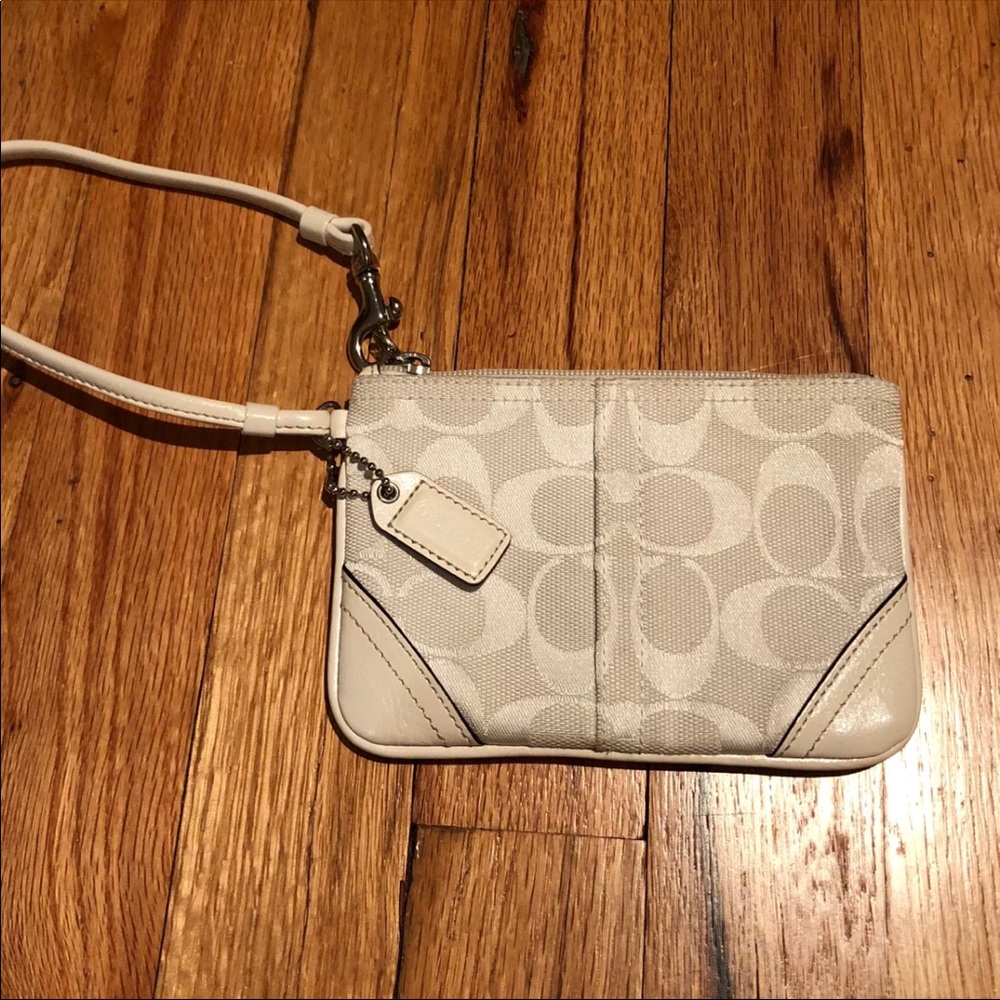 White Coach Wristlet